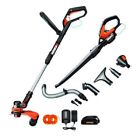 09438 Unbranded Cordless Grass Trimmer Edger Outdoor Tool Combo 617576009438 09438 Unbranded Cordless Grass Trimmer Edger Outdoor Tool Combo 617576009438