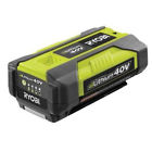 130208001 130186006 Ryobi Ry40200 Trimmer Replacement 40v Slim Battery