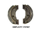 1707867sm 1707867 Simplicity New Oem Brake Shoe Set Sm
