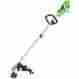 21142 18-inch Greenworks Grass Trimmer 10amp Corded String Weed Eater Gas Attachment Capable 719918393349