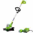 21342 Greenworks 24 Volt Cordless String Trimmer Cutting Yard Lawn With 2ah Battery And Charger 98753 21500