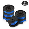 Spools18v 6 Pack-gm Eventronic Line String Trimmer Replacement Spool Autofeed 692622805059