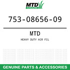 753-08656-09 Mtd Genuine Heavy Duty Air Fil Part