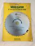 698-698-01-978-979 8509-00 Weed Eater Tooth Saw Blade Part For Models