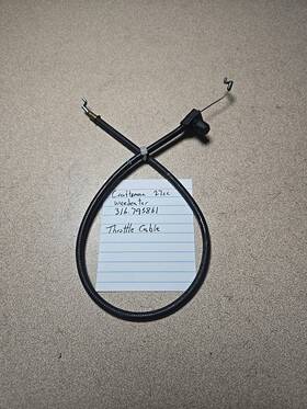 316.795861 Craftsman 27cc Weedeater Throttle Cable