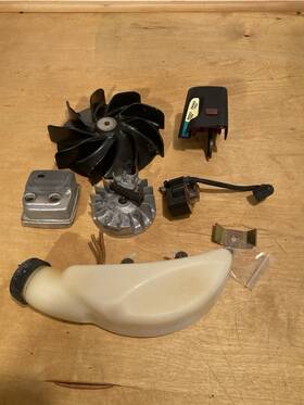 Craftsman 358-794600 Blower Model 358794600 Muffler Fuel Tank Coil Air Filter Flywheel Fan
