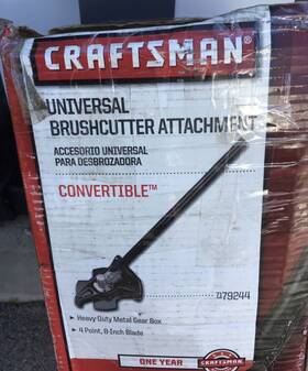 79244 Craftsman 665878863241 Convertible 8 Inch Universal Brushcutter Attachment Model