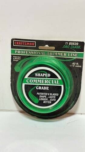 85639 Craftsman Trimmer Line .080 # 20 Ft In Package Free Shipping
