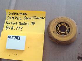 M1743 Craftsman Simpul Series Trimmer Head Part - Free Shipping