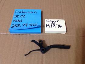 358.791510 Craftsman M1974 32 Cc Mdl - Trigger Part No. Free Shipping