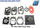 D11-wyl Walbro Oem Carburetor Kit With Primer Bulb