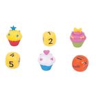 Dd2010 Zoobookoo Cup Cake Dice Level Times Table Addition 5060170960356