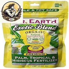 Dr. Earth 75064 749688750646 1 Lb 5-4-6 Minis Exotic Blend Palm Natural
