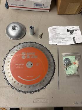 Dr Power Equipment A0000146142 Trimmer Mower 12 Inch Beaver Blade Brush Cutter With Install Kit Unused Usa