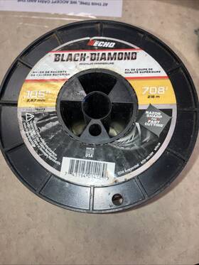 330105073 Echo Genuine Oem 3 Lb Donut .105 Black Diamond - Used Partially