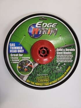 03005 Edge N Trim Heavy Duty Gas Trimmer Head Solid Steel Blades Mow Hedge