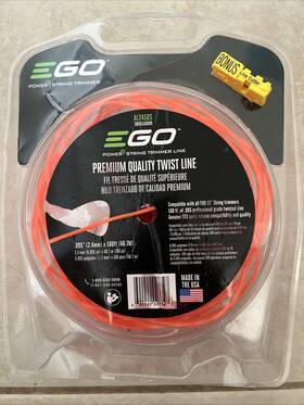 Ego 692042007347 130 Ft. 0.095 Inch Premium Quality Twist Line Power 15 String Trimmer