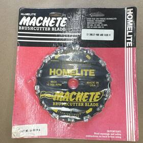 Homelite Da-00714-a Machete Brushcutter 7 Inch Chainsaw Tooth Blade - Brand New