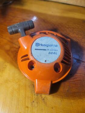 Cp1537 Husqvarna 324l X-series Recoil Starter Assembly 33 95 Used Strong Pull