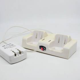 Iconcepts 021331764515 Game Fury Dual Charge Station For Wii Remote And Adapter