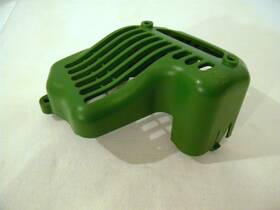 Ps-01127 John Deere Up06920a C1200 Rear Plastic Engine Muffler Cover Guard Shroud Housing