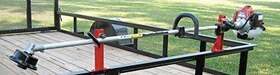 Jungle Jims 670541574973 Single Trimmer Rack Trailer For Mounting To Open Lawn And Landscape Trailers