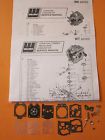 K20-wat Walbro Genuine Carburetor Repair