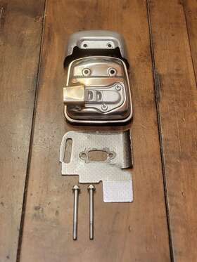 Bt230l Maruyama 282208 New Genuine Muffler Assembly Kit B23l B27l B230 B270l Oem