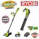 Zrp2080-4x P2080-4x Ryobi One 18-volt Lithium-ion Cordless String Trimmer Jet Fan Blower 4883183162316