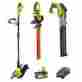 P2080-64x Ryobi One Lithium 18v Lithium-ion Cordless String Hedge Trimmer Blower Combo Kit 046396016270