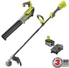P2090-4x Ryobi One Lithium Brushless String Trimmer And Jet 0046396016362