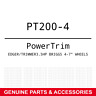 Trimmer3.5hp Pt200-4 Powertrim Edger Briggs Wheels