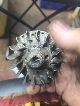 Bcz2600s Redmax String Trimmer Flywheel Assembly Oem W Nut