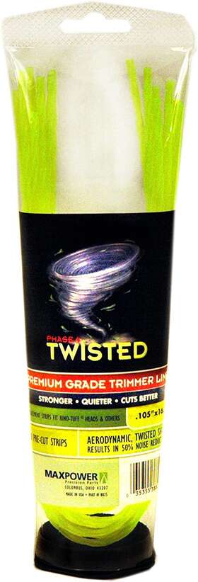 338825 Rotary Corporation Maxpower Premium Twisted Trimmer Line .105-inch Pre-cut