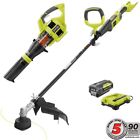 Ry40920 Ryobi String Trimmer Jet Fan Blower Kit Cordless 0046396019912