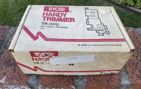 Tr-30u Ryobi Handy Laminate Trimmer Router All Ball Bearing 1/4 Inch 120v Vintage