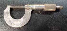 231-f Starrett L.s. No. 231 Outside Micrometer Tool 0-1 Inch Range Made In Usa