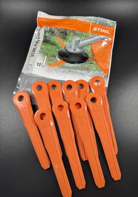 40020071000 Stihl Poly Cut Replacement Blades 7-3 27-3 47-3 Used