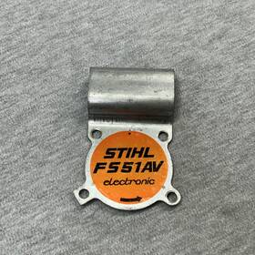 4118-352-8101 Stihl Trimmer Insert Clamp Decal For Fs 51 Av Electronic - 4118 352 8101