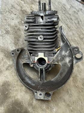 Stihl 4180-020-1208 Genuine Fs91/ Km91/ Fc91 Cylinder With Lower Casing Oem 38mm Bore