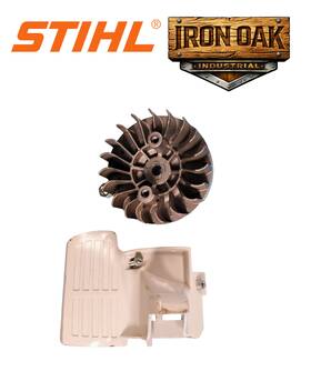 4180-350-6501 Stihl Genuine Oem 4180-350-6501/4180 400 1200 Engine Flywheel And Cover