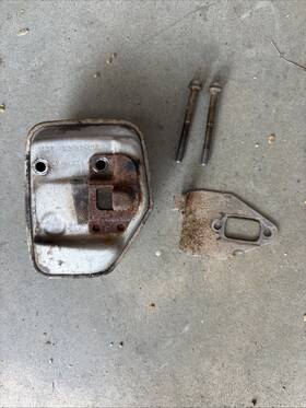 94-05g Stihl Weedeater Muffler 537 03
