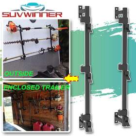 Suv-c483 Suvwinner 3 Place Locking Trimmer Rack Trim Line Holder For Enclosed Landscape Trailers