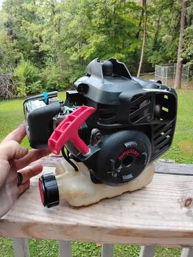 Tb2040 Troy-bilt Barn Find- Troybilt Xp Trimmer Engine- Degreased And Clean- Strong Engine