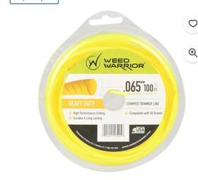 17405 Weed Warrior .065 Inch X 100 Ft. Nylon Heavy Duty Trimmer Line String