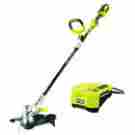 Zrry40210 Ry40210 Ryobi 40-volt Cordless Li-ion String Trimmer Edger Kit Recond