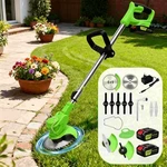 Cordless Electric Weed Lawn Eater Edger Yard Grass String Trimmer Cutter Mower. Fixed Price $49.98.