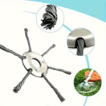 Steel Wire Claw Trimmer Head 1" Hole 67CM Brush Cutter Weed Eater Blade Edger. Fixed Price $8.99.