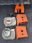 Stihl 046 Chainsaw Parts Lot. Covers Crankcase. Fixed Price $180.00.