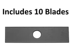 10 Pack Genuine Oregon 40-139 Edger Blade, 8" X 1" .120". Fixed Price $30.20.